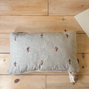 Cynthia Rowley NWOT Winter Ski Sherpa Throw Pillow 12x20